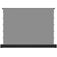 联想地升电动投影幕布家用投影仪升降带音响语音联动菲涅尔抗光屏适用于坚果极米当贝海信等自动地拉式免打孔地面超高清背景布