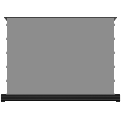 联想地升电动投影幕布家用投影仪升降带音响语音联动菲涅尔抗光屏适用于坚果极米当贝海信等自动地拉式免打孔地面超高清背景布