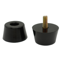 梦涵杰带垫片家具仪器黑色锥形增高环保脚垫 32*24*18 1只