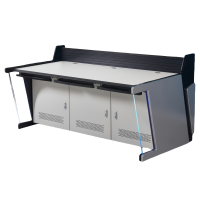 蕃蒂 电脑桌三联台