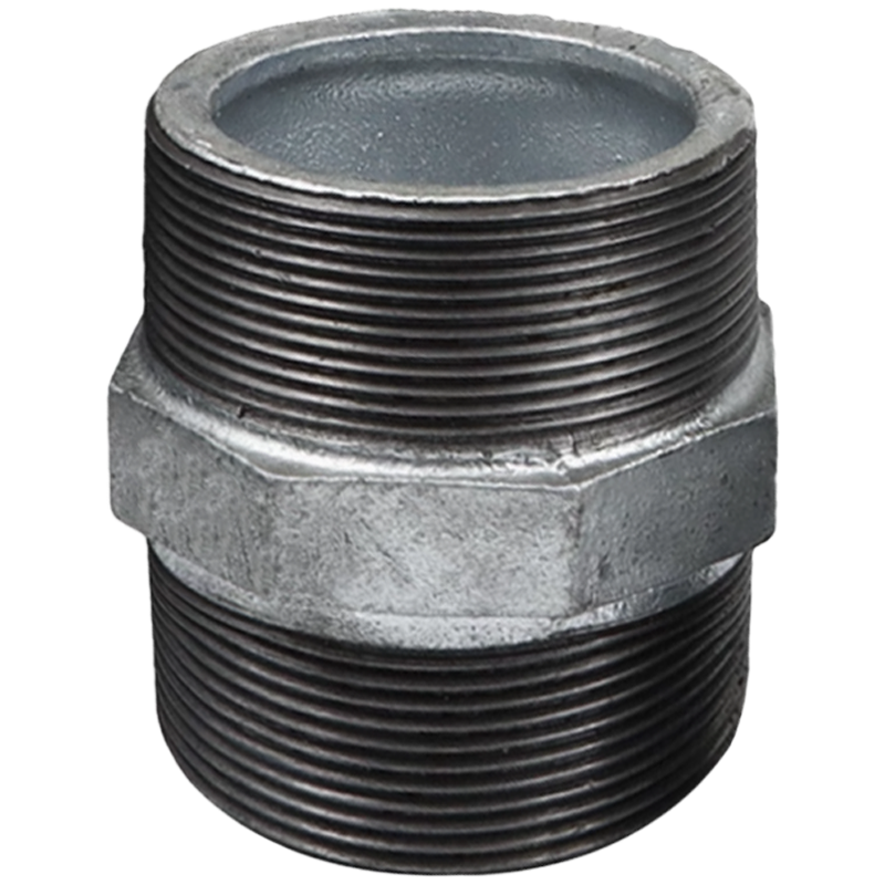 珈瑄 镀锌对丝 水管水暖配件消防管直接接头 DN65 个