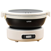 LOTOR电煮锅1.2L迷你分体式电火锅LD-ZDG-01-HS-BZK