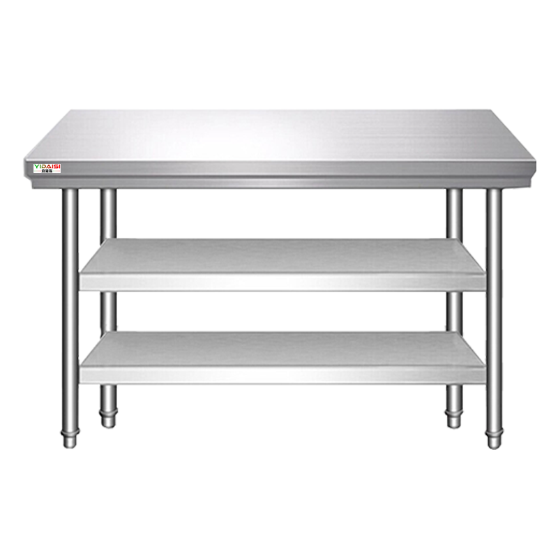 意黛斯 不锈钢三层工作台 厨房操作台置物架商用打荷台三层操作台2000*800*800 YDS-33T208 304材质