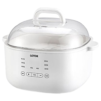 LOTOR电蒸锅2.5L多功能隔水电炖锅单胆款D31-JKC-BS