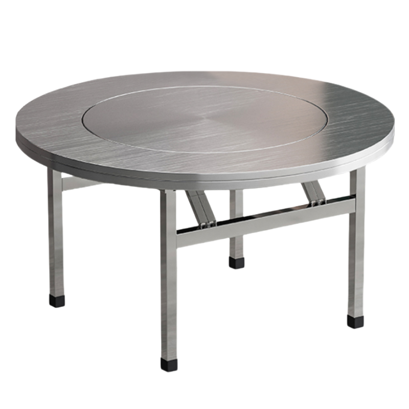 宜掌柜 不锈钢餐桌 160cm 张