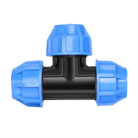 中锦科技 PE快接变径三通 T50*25(1.5寸变6分)个