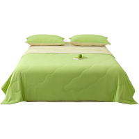 婵思 锦氨凉感撞色透气大豆夏被