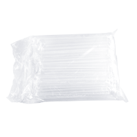 DERUIMAN一次性奶茶大口径吸管透明加粗吸管独立包装100只