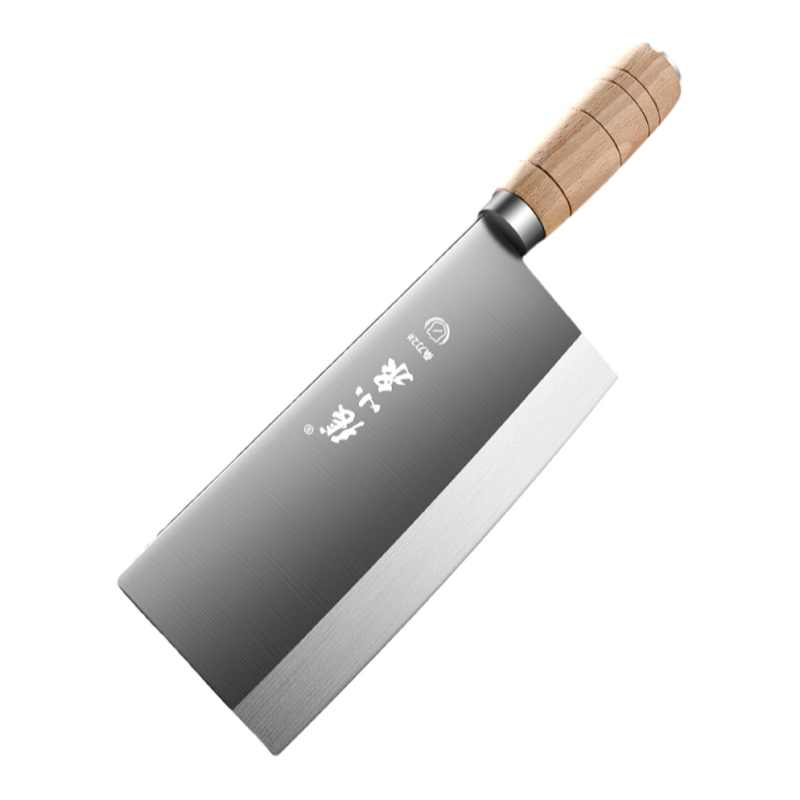 张小泉菜刀厨师专用刀锻打桑刀厨房锋利切片刀官方旗舰店正品8138