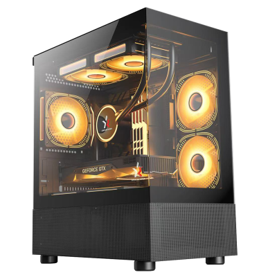 亚当贝尔 家用办公台式电脑主机13代i7-13650HX/16G内存/512G固态/RTX3050 8G独显 商务娱乐影音吃鸡游戏学生组装电脑整机+27英寸显示器