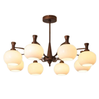 古达美式复古客厅主灯中古风高级大气吊灯全屋灯具