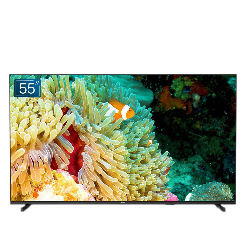 飞利浦电视 55英寸 4K超高清 120Hz高刷 2+32G AI远场语音智能液晶游戏平板电视55PUF8160/T3