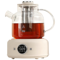 LOTOR养生壶1L玻璃煮水壶滤桶款白色D11-MB-LTK