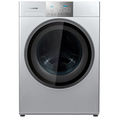 松下(Panasonic)XQG100-EG1V8 10kg洗烘一体洗衣机 光动银除菌 双极除螨 稀土永磁电机