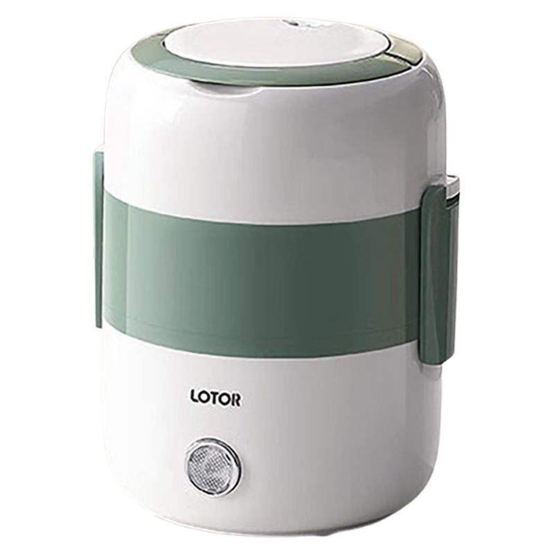LOTOR电热饭盒2L不锈钢内胆保温便当盒标准款FH23-01-LS