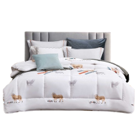 梦洁厚被暖馨羊毛洁净无异味高温消毒不易钻毛200*230cm