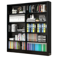 华立伟钢制书柜一列2组 组