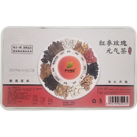 伊佳尚品 红参玫瑰元气茶 180g/盒