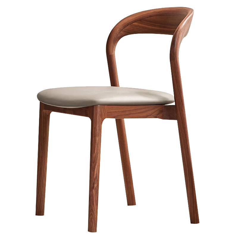 烁恒实木椅猫爪皮把