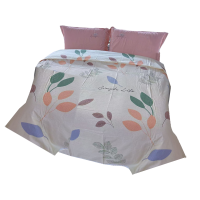 顾享家全棉花色单件双人床/床单 250*250cm 床