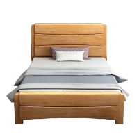 鑫木樽职员床120*200*100cm+5cm床垫+床头柜1组