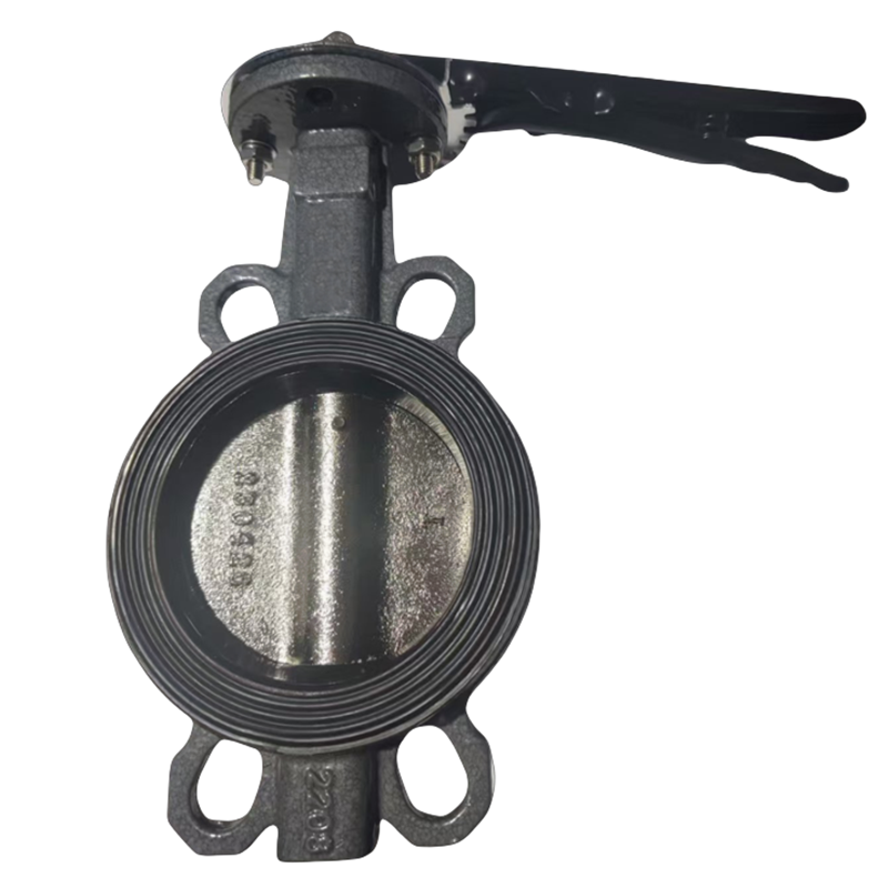 DERKAHE 铸铁对夹式手动蝶阀 DN65 2.5寸 个
