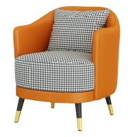 班龙休闲椅61*62*78cm橙色张