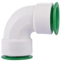 云型巨 PPR快接快插弯头 PPR管配件 塑料管配件 25mm 单位:个