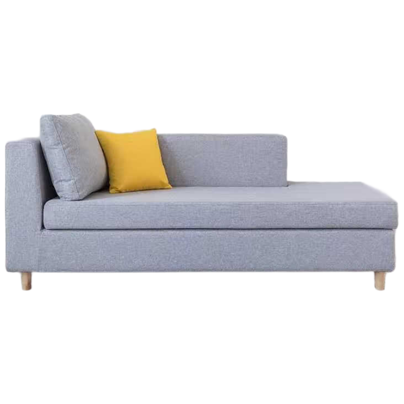 集简季现代简约贵妃椅单人卧室沙发榻小户型贵妃躺椅客厅懒人沙发右 150*80*72cm