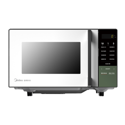 美的微波炉烤箱一体机 850w烧烤平板光波速热 大容量变频 军绿深沉外观(Z3) 军绿色