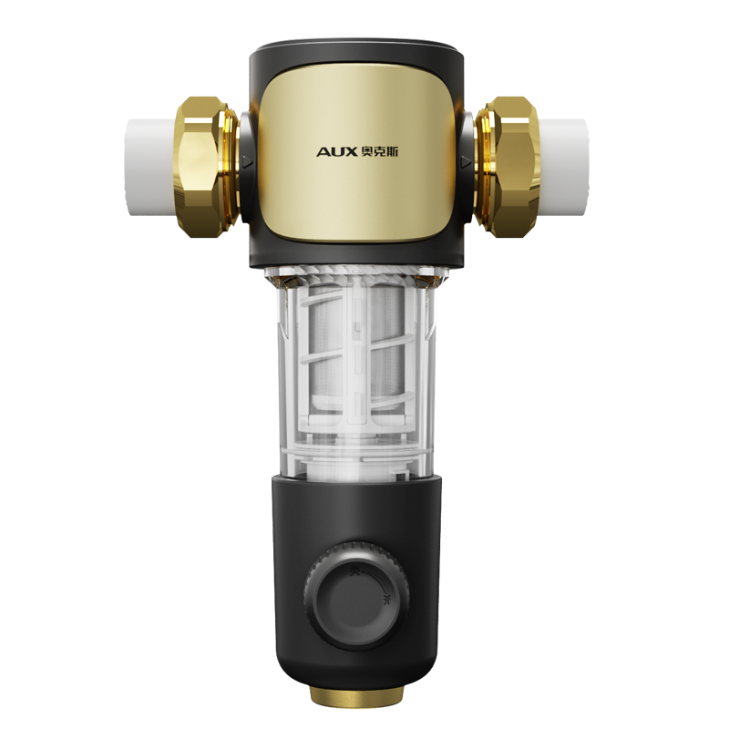 奥克斯Q100前置过滤器免拆家用6.3T/h净水器滤网管道滤水器(包含安装)