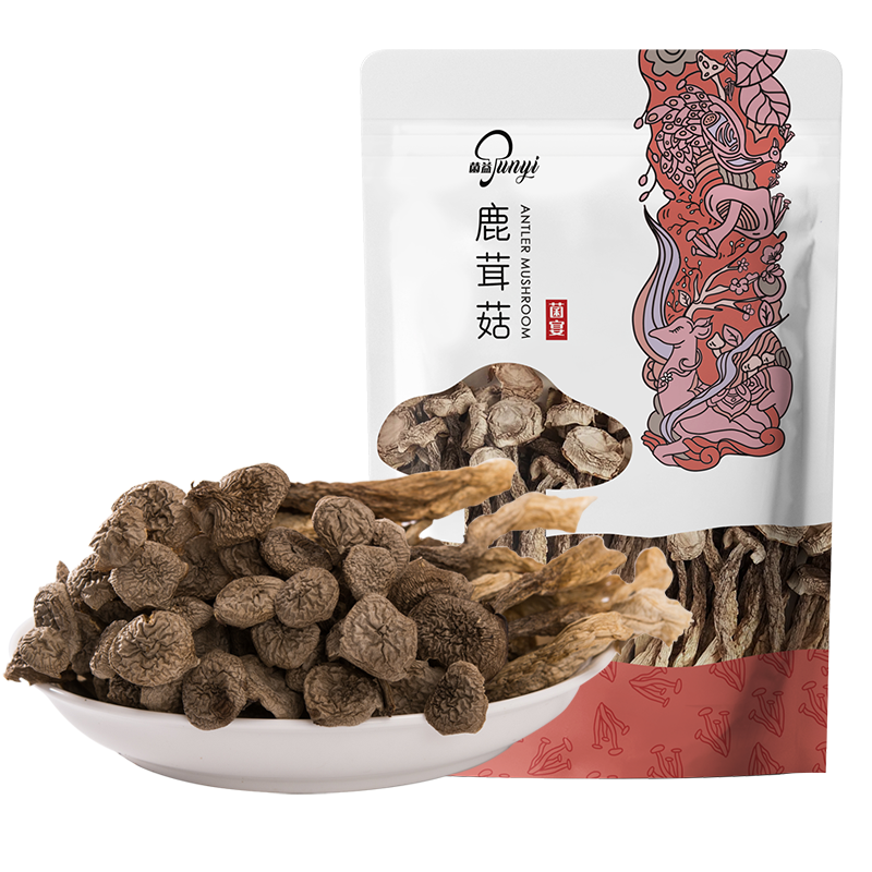 菌益 鹿茸菇干货50g袋装精选鹿茸菌云南土特产食用菌煲汤菌类食材