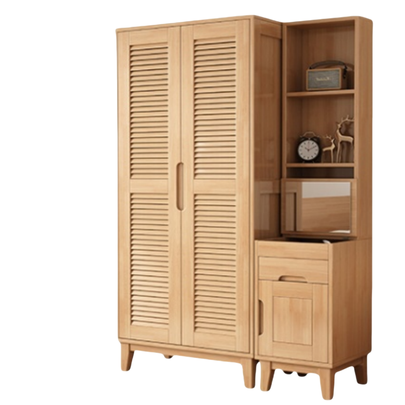 铭思达衣柜两门+边柜台