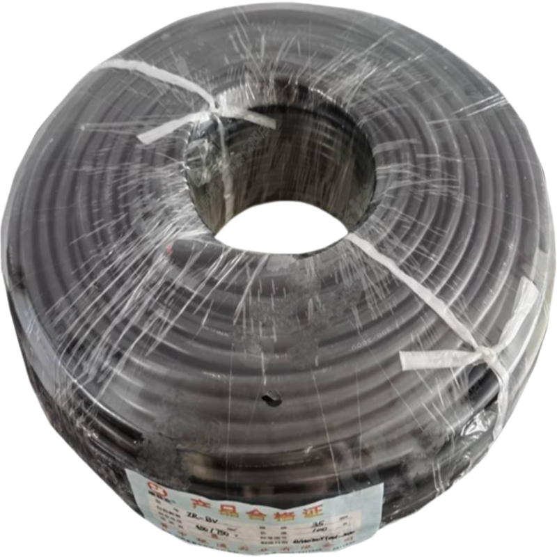 康菲索 阻燃塑铜线 ZR-BV-35平方 黑色 100米 盘