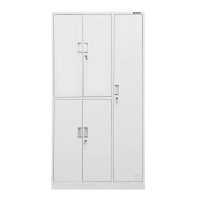 豫维莱更衣柜铁五门台