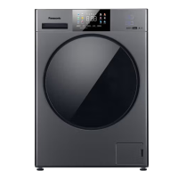 松下(Panasonic)XQG100-EG17B 10公斤洗烘一体机滚筒洗衣机 智能投放双极除菌除螨 95℃高温除菌