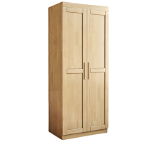 豫龙都实木衣柜两门台