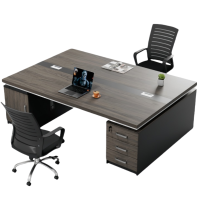 锁匠 办公桌1.6m+2椅组