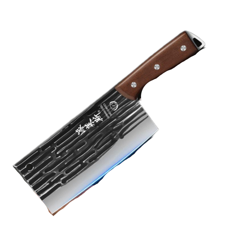 锻打斩切两用刀家用厨房切菜切片刀具厨师专用砍骨切菜刀N8169