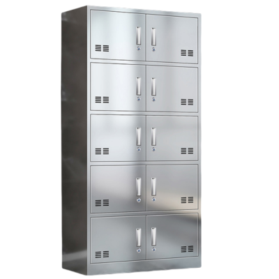 汇微星304十门收纳柜900*400*1800mm台