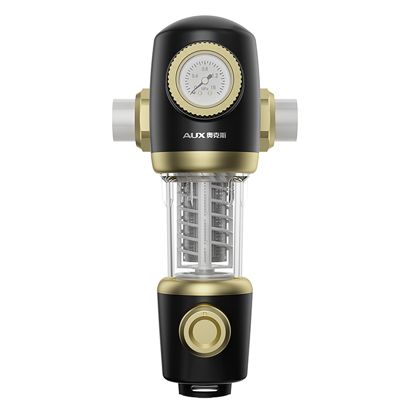 奥克斯Q2家用全屋前置过滤器7T/H(包含安装)自来水反冲洗家用净水机中央净水器