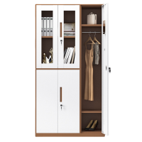 凌迪星咖色5门更衣柜970*500*1850mm台