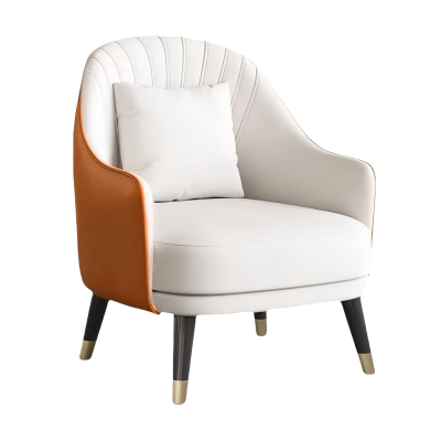 蕃蒂沙发椅橙色个