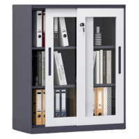 凌迪星灰色玻璃矮柜900*400*1090mm台