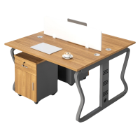 晨磊 屏风办公工位 二人位含柜120*120*75cm 套