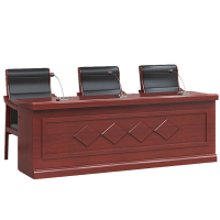 班龙发言台1.8m+3椅套