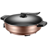 苏泊尔电火锅6L多功能家用煎烤机多用途电煮锅JJ34D05-180