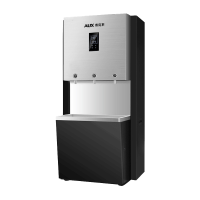 奥克斯v8 净水器(2开水1常温)30L常温净水器家用直饮加热一体机立式学校办公室工厂饮水机单位(上门安装)