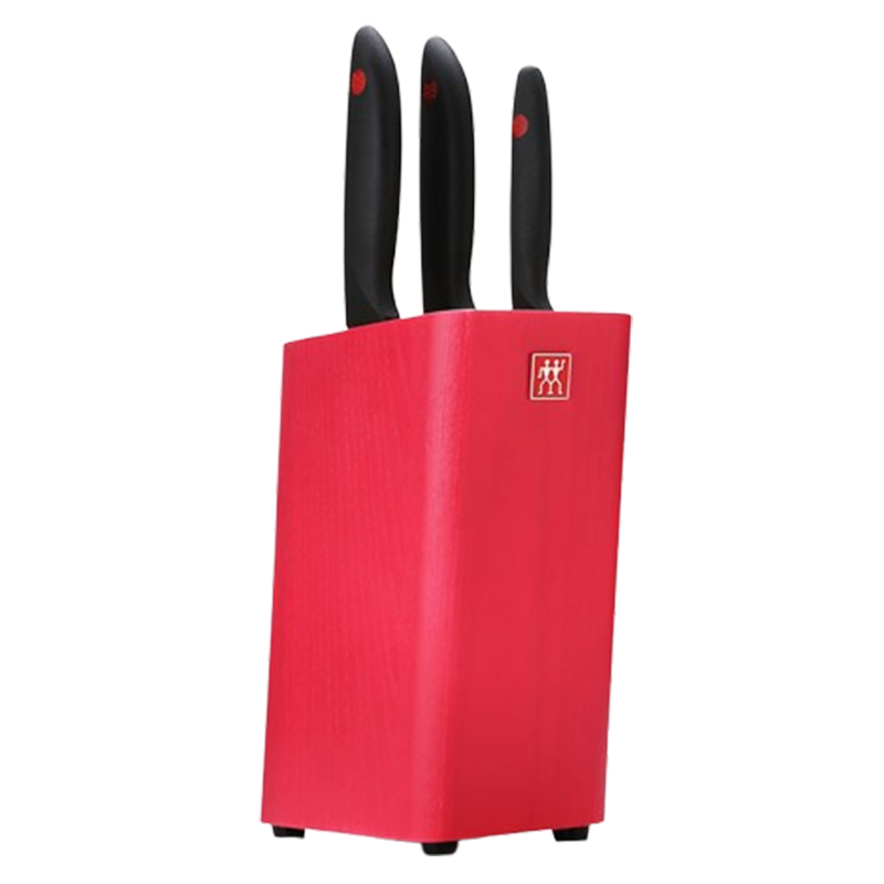 双立人刀具套装四件套红点竹制插刀架刀具32332-020-722