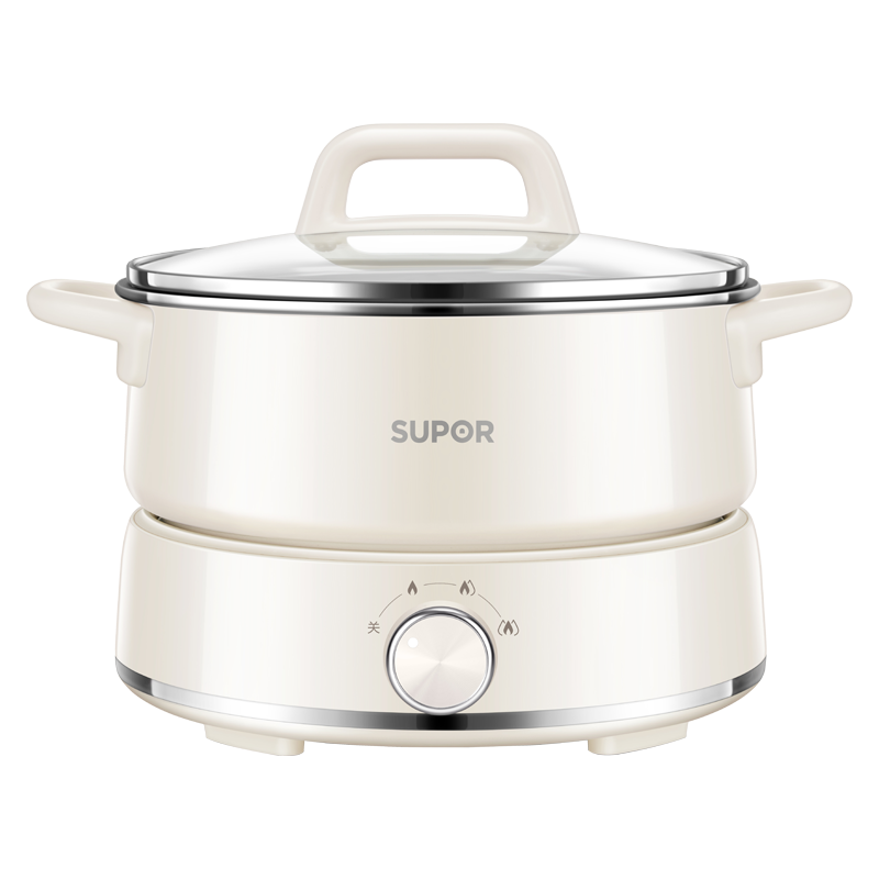 苏泊尔(SUPOR)电火锅多功能电煮火锅专用锅分体式家用电热锅3升多用途锅 H22YK855